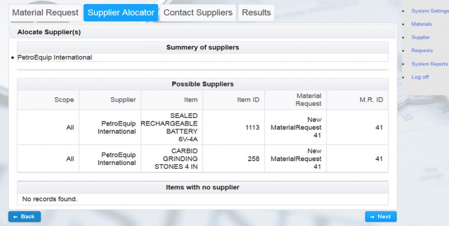 إنشاء تلقائي لطلبات العروض